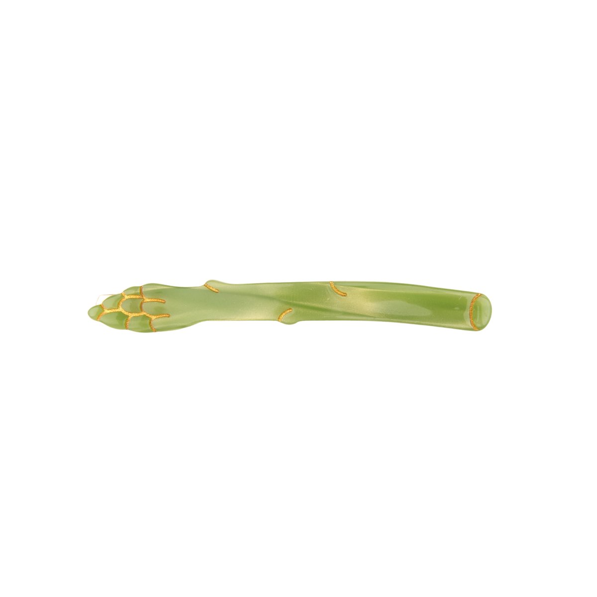 Barrette ASPERGE vert clair, COUCOU SUZETTE