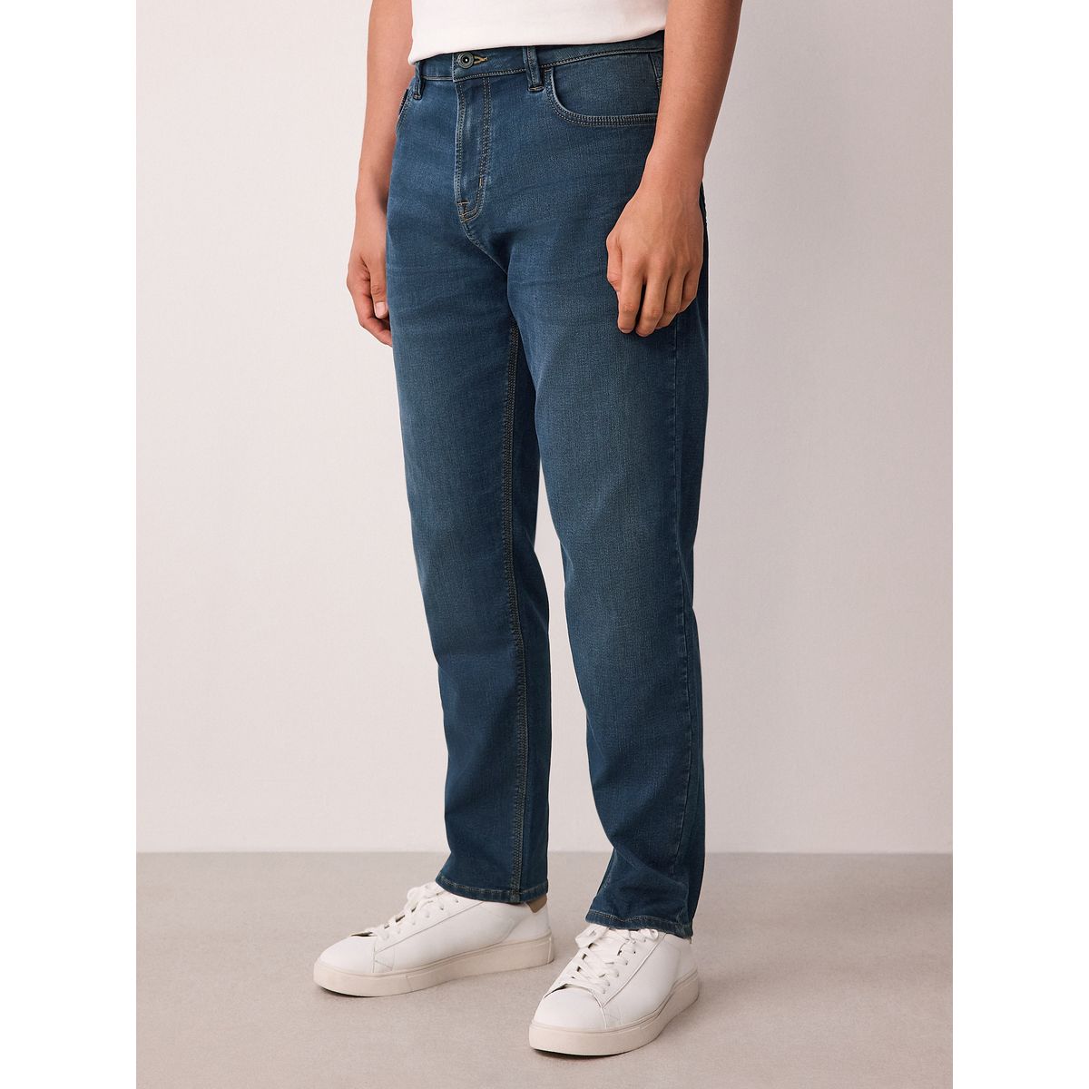 Jean confort stretch bleu/noir, NEXT