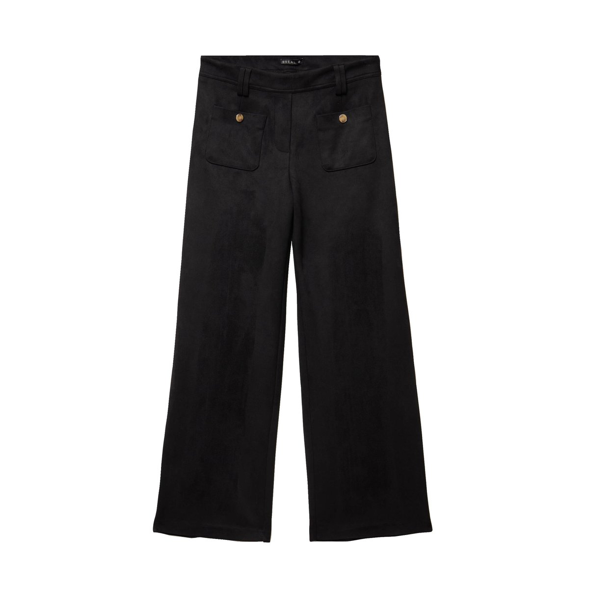 Pantalon aspect daim noir, BREAL