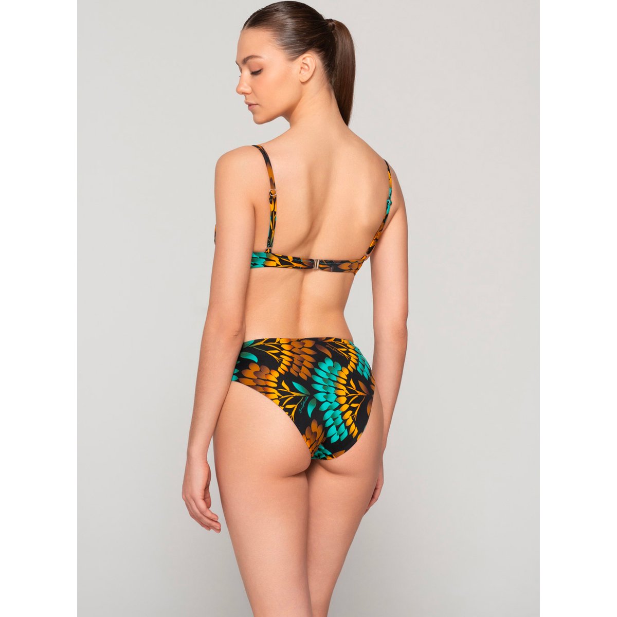 Haut maillot de bain préformé balconnet EMERALD imprimé, LUNA SPLENDIDA
