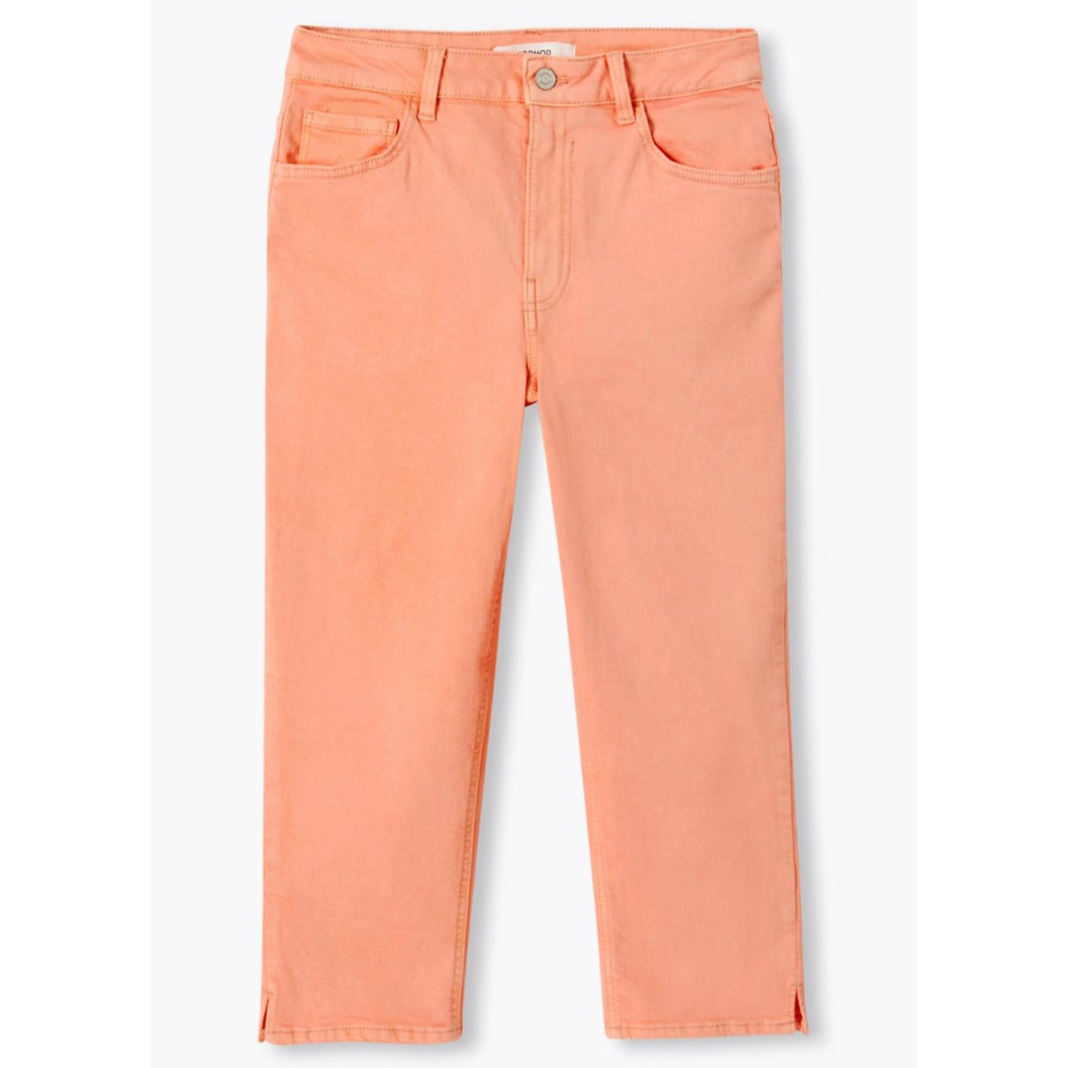 Pantalon capri slim abricot, PROMOD