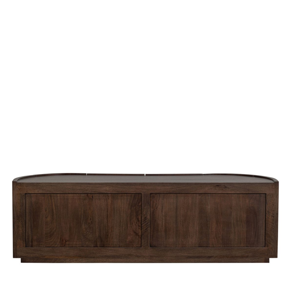 Buffet 4 portes en bois de manguier SENSE bois foncé, WOOOD