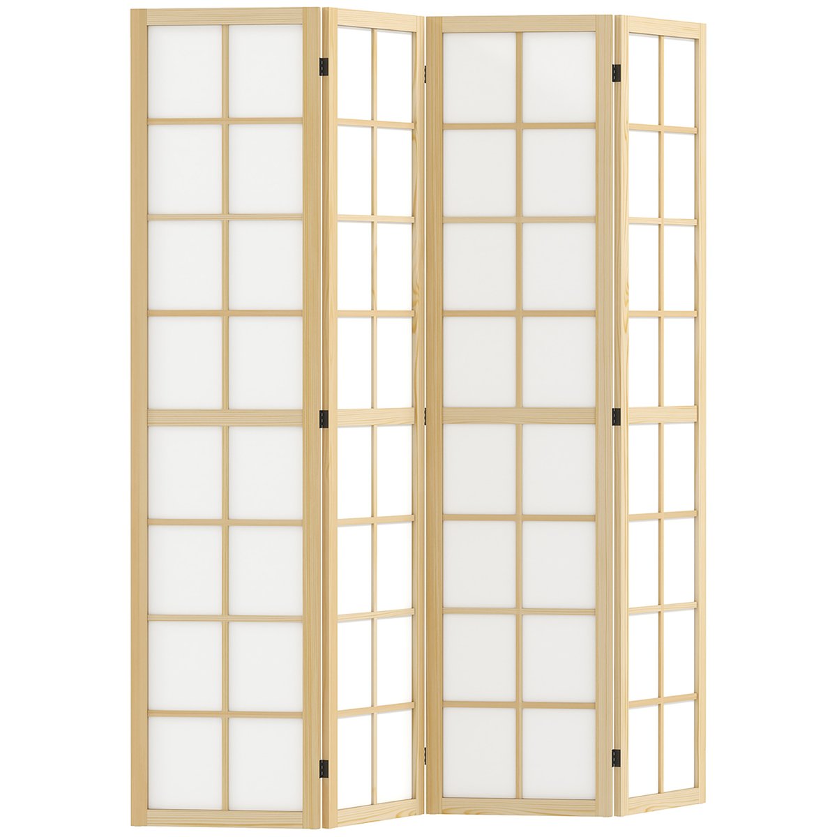 Cloison de séparation Bois de pin Bois beige, HOMCOM
