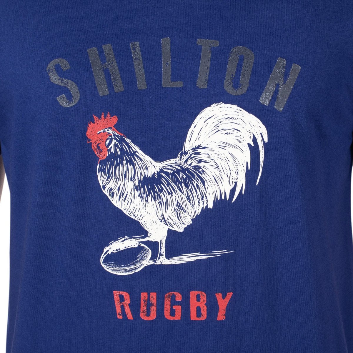 T-shirt rugby french rooster blue, SHILTON