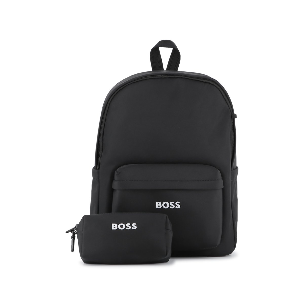 Sac à dos et trousse à crayons black, BOSS KIDSWEAR