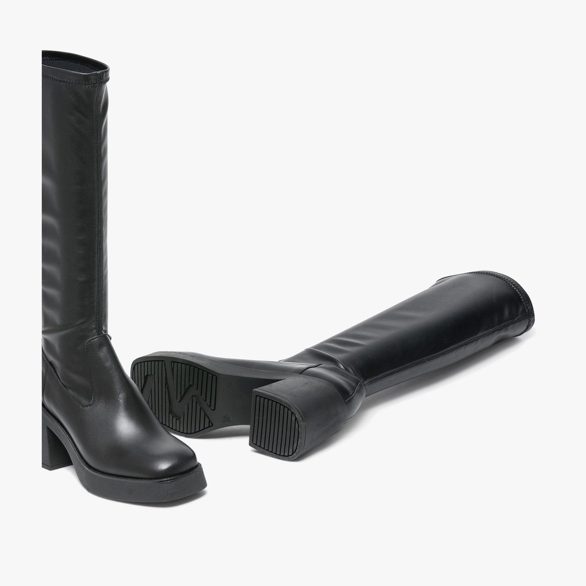 Botte À Talon en cuir FREDDY noir, BOCAGE