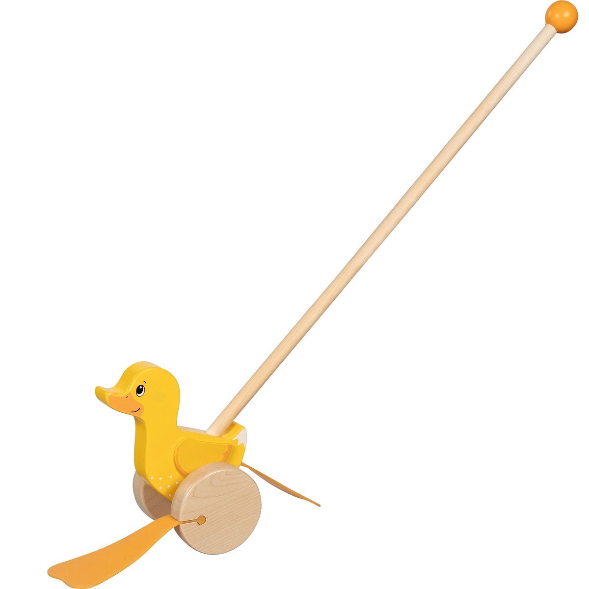 Canard Ellie à pousser jaune, GOKI