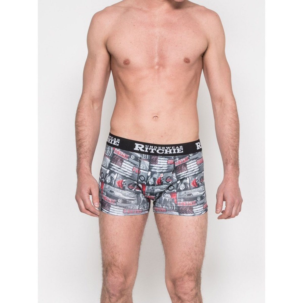 Boxer Motifs Ryane rouge, RITCHIE