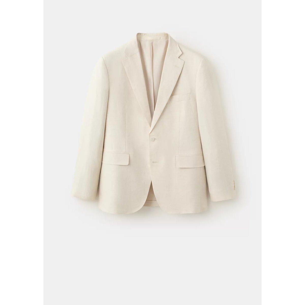 Veste costume Amalfi 100 % lin slim-fit écru, MANGO MAN
