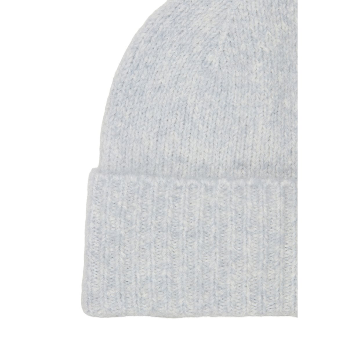 bonnet tricoté en mélange de coton bio et de laine d'alpaga bleu clair, MARC O'POLO