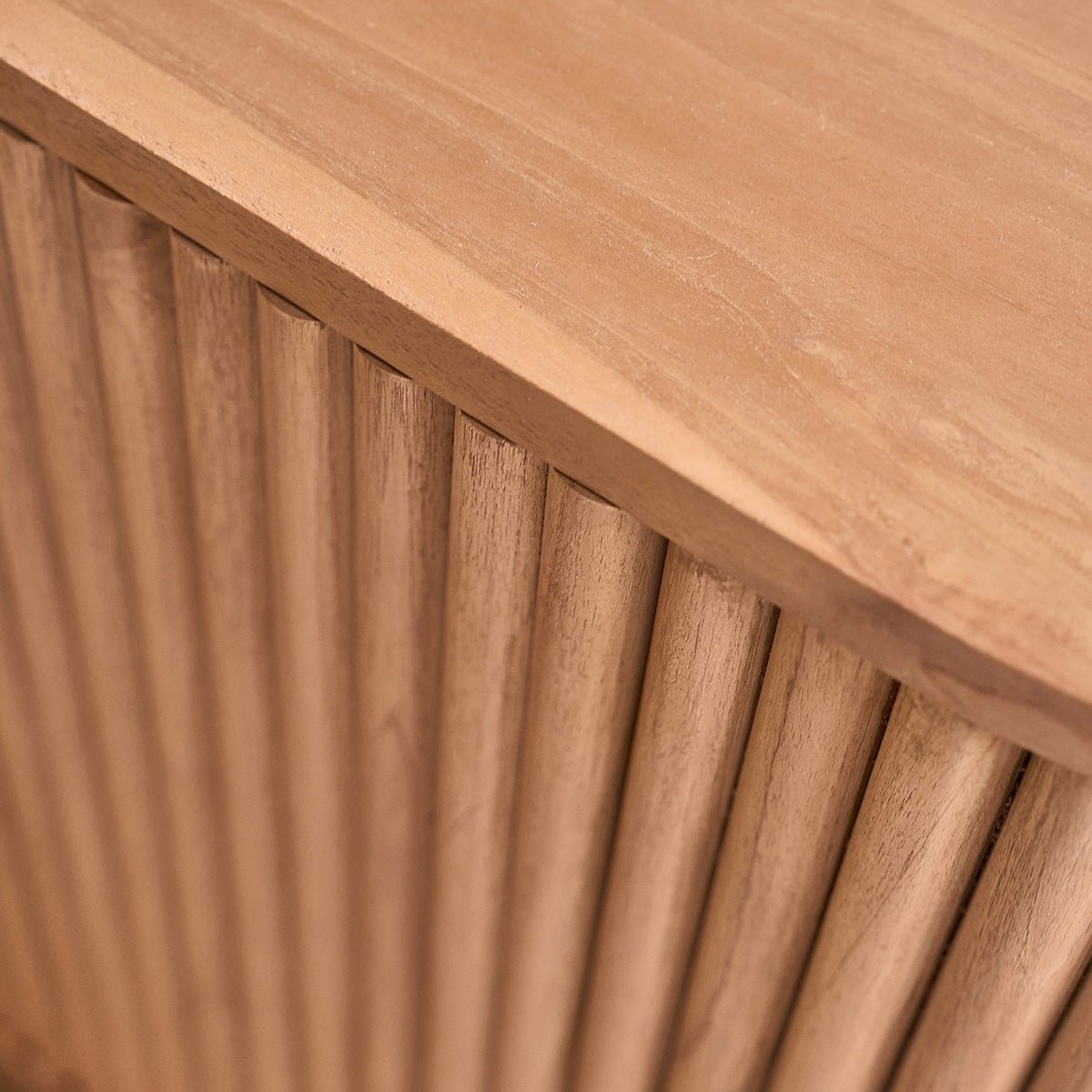 Buffet en bois teck massif 160 cm COLINE naturel, BERAH GETAH