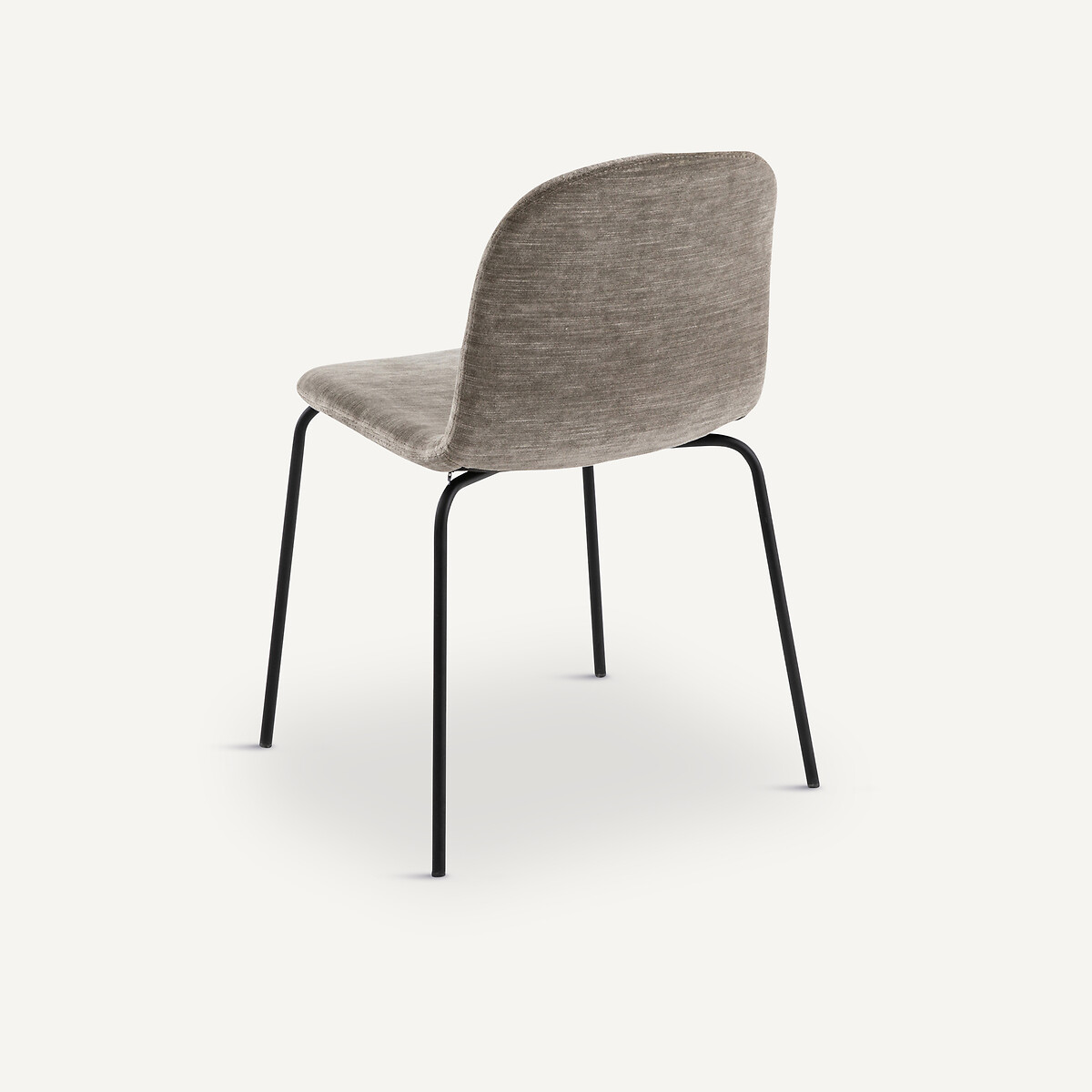 Tibby flamed velvet chair moon gray, AM.PM