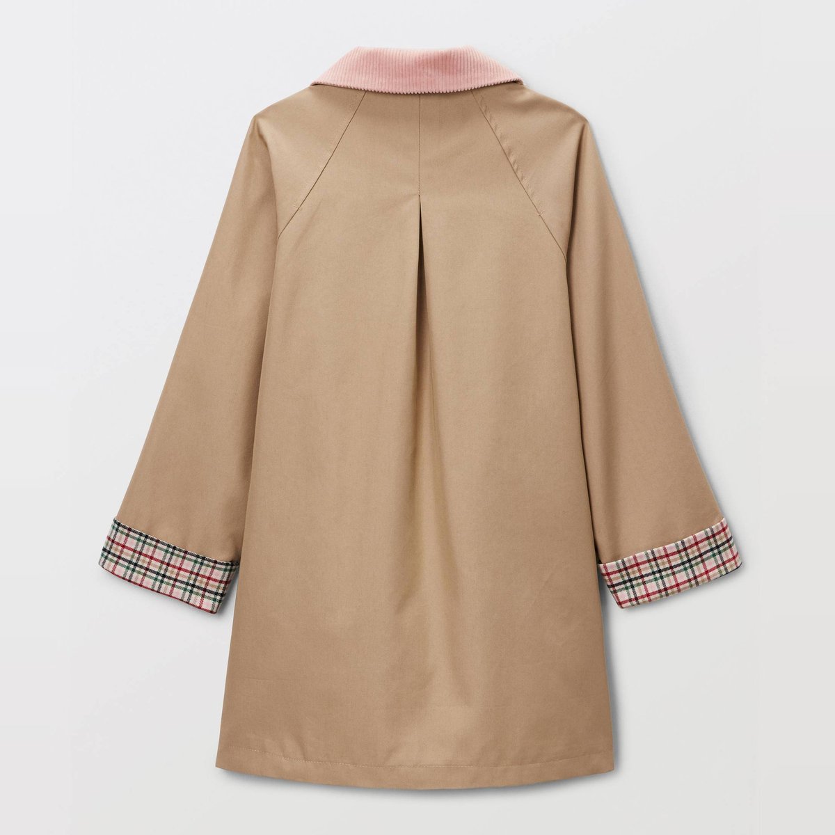 Trench col velours pleurote, MONOPRIX