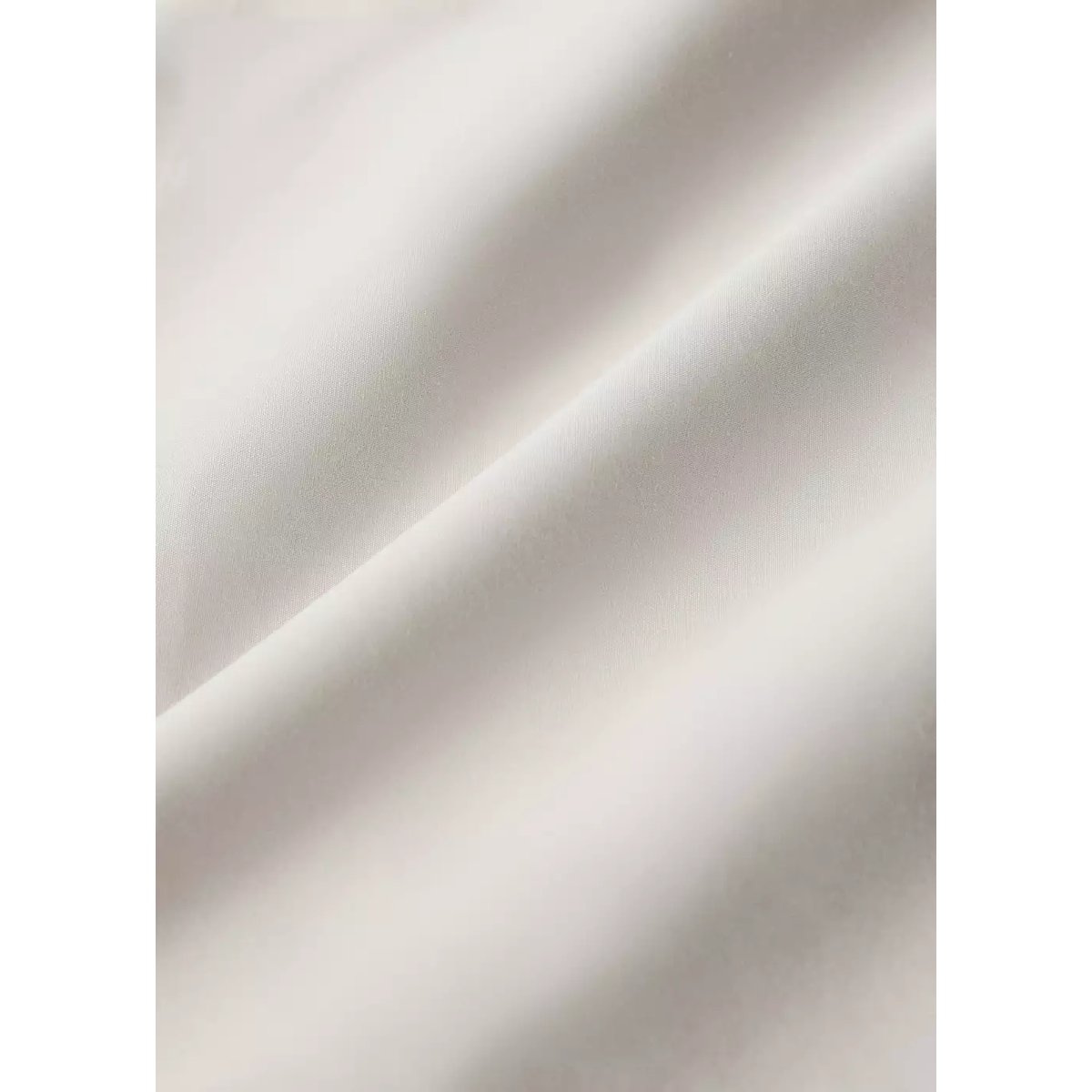 Drap-housse percale de coton 300 fils lit 135/140 cm sable, MANGO HOME