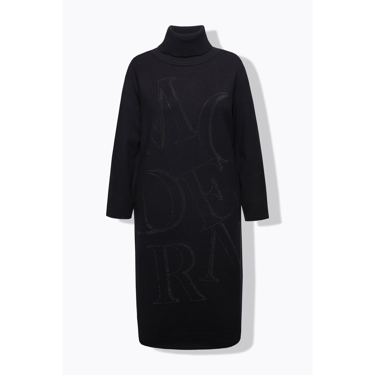 Robe en maille, lettres noir, ULLA POPKEN