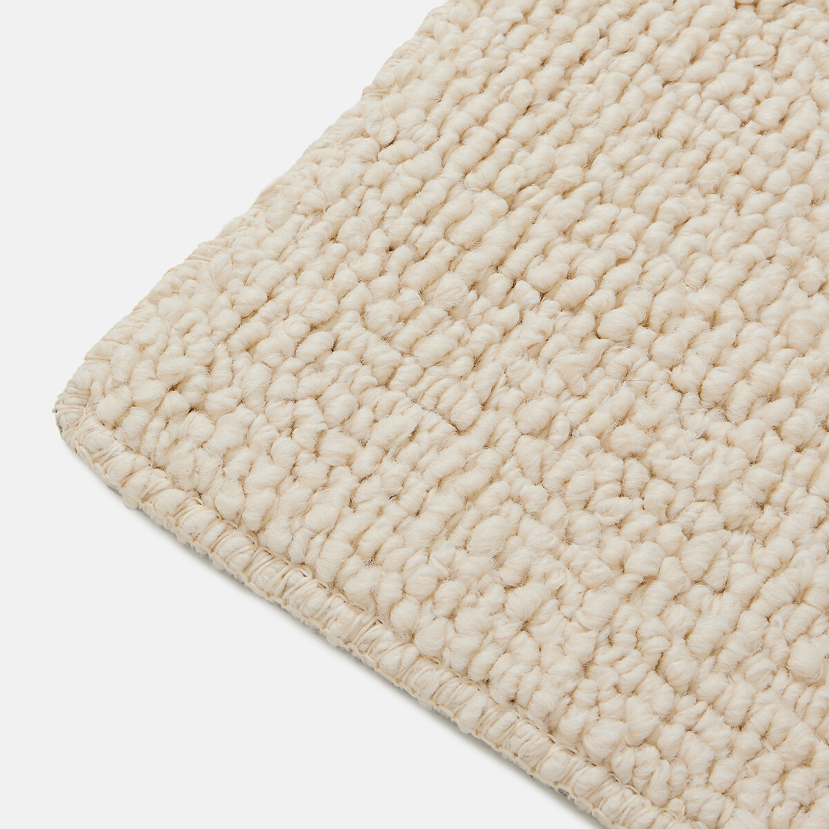 Descente de lit, grosse bouclette effet moquette, CURL ecru, LA REDOUTE INTERIEURS