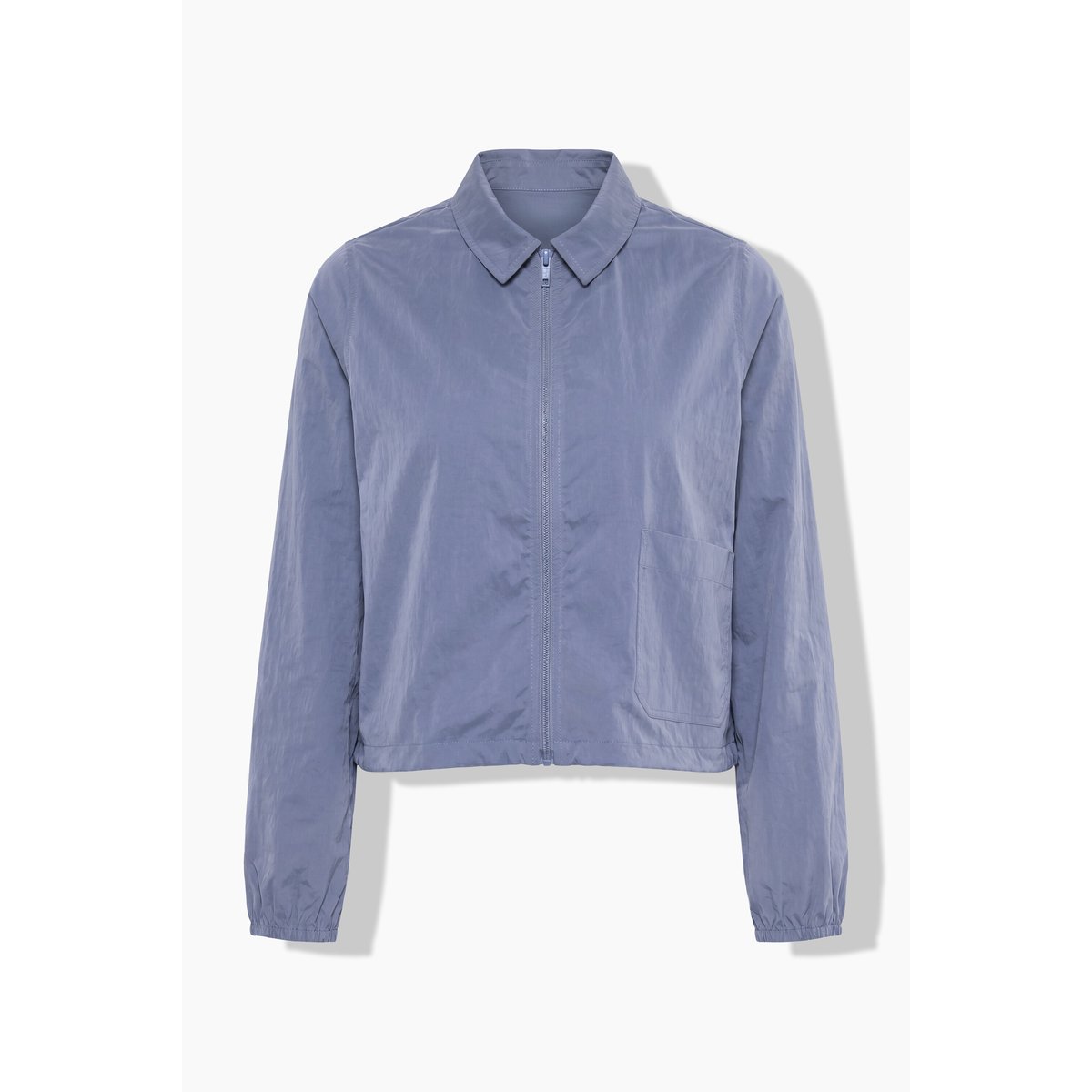 Chemisier avec fermeture zippée gris foncé, ULLA POPKEN