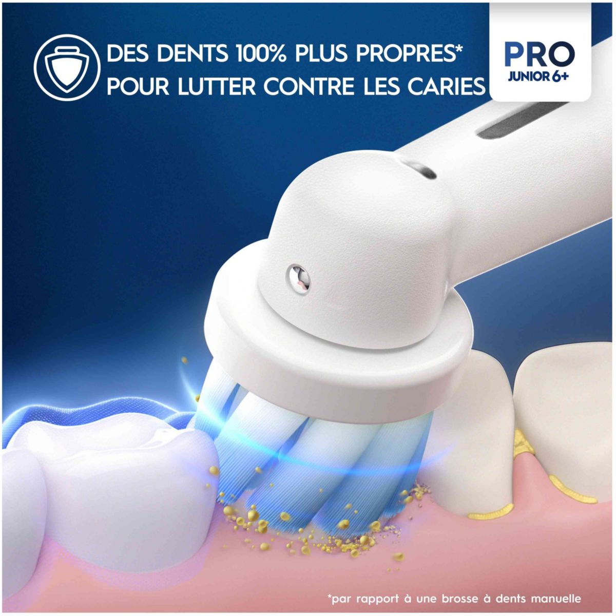 Brosse à dents électrique Pro 1 Junior Violette couleur unique, ORAL B