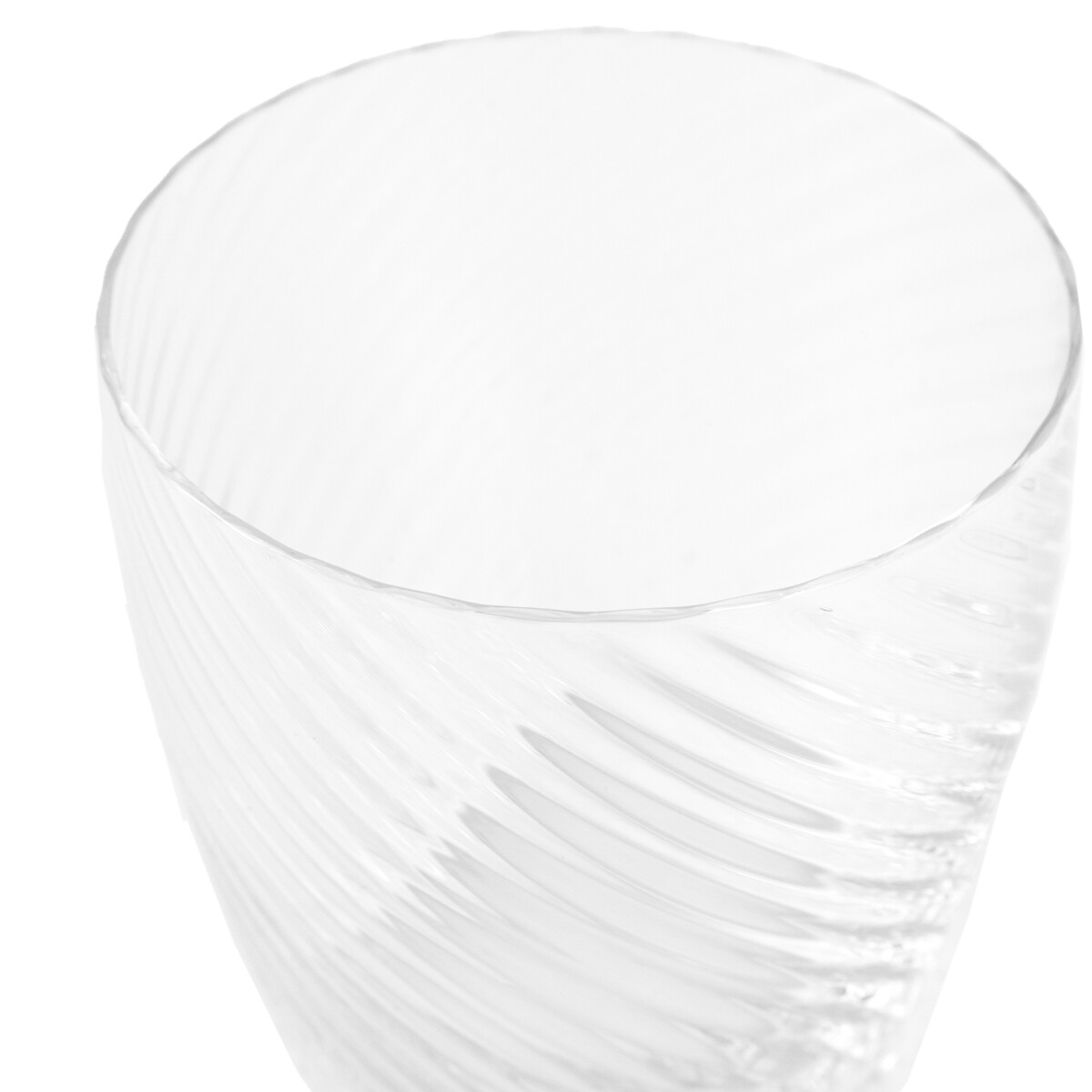 Set of 4 Vela Tumbler Glasses in Clear transparent, ÉDITÉ