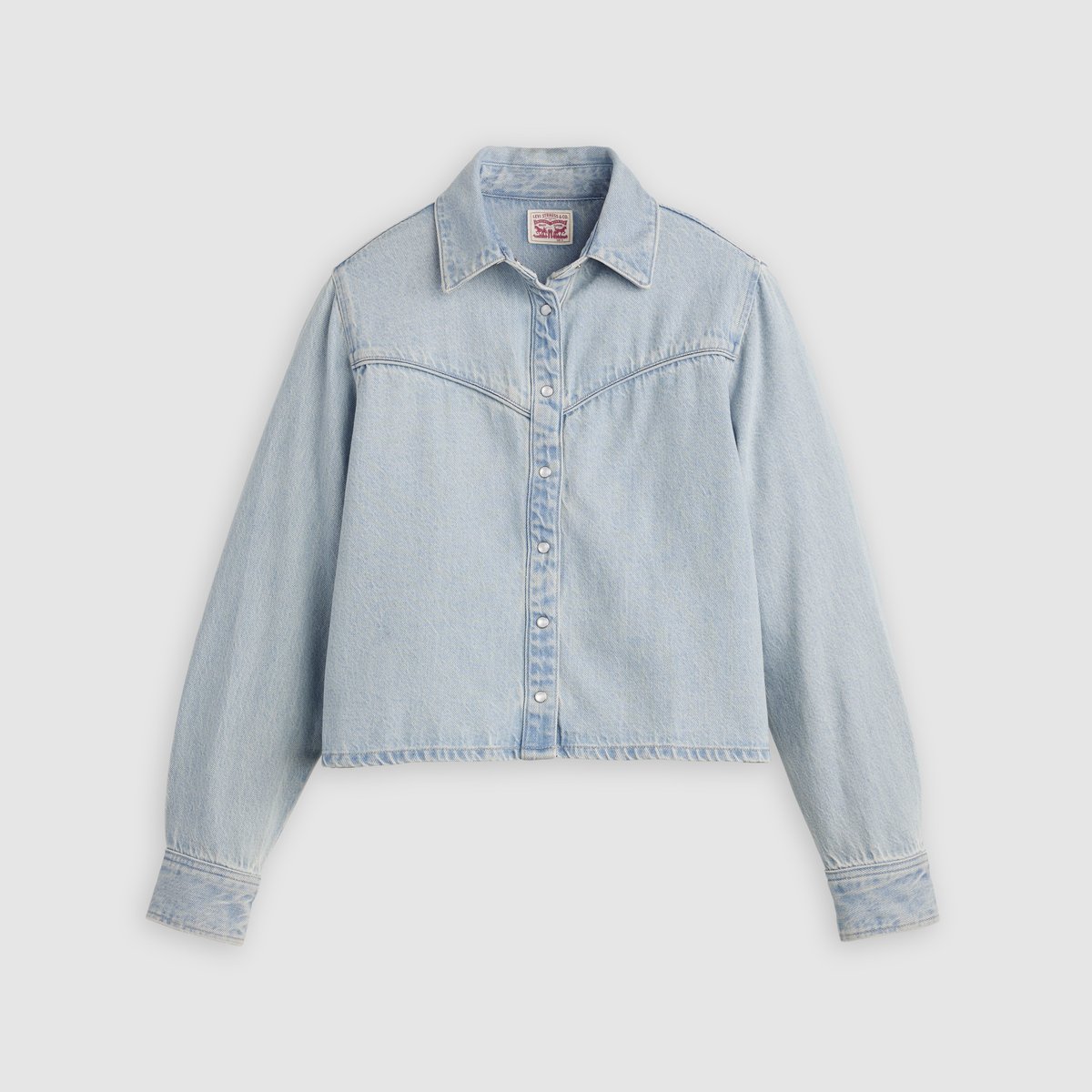 Veste-chemise Logan bleu - tencel blasted stone top, LEVI'S