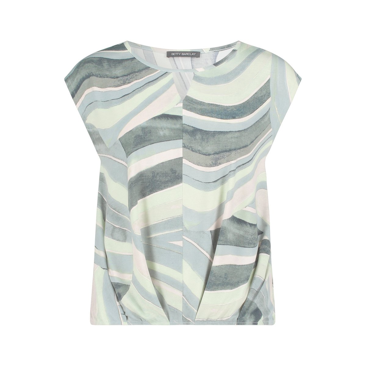 T-shirt façon blouse à élastique mint/green, BETTY BARCLAY