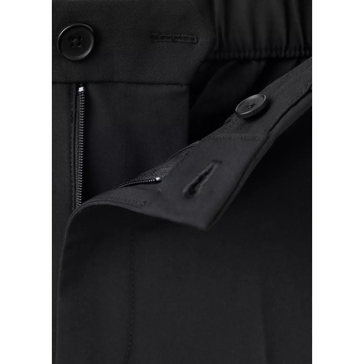 Pantalon Bologna cropped slim-fit noir, MANGO MAN