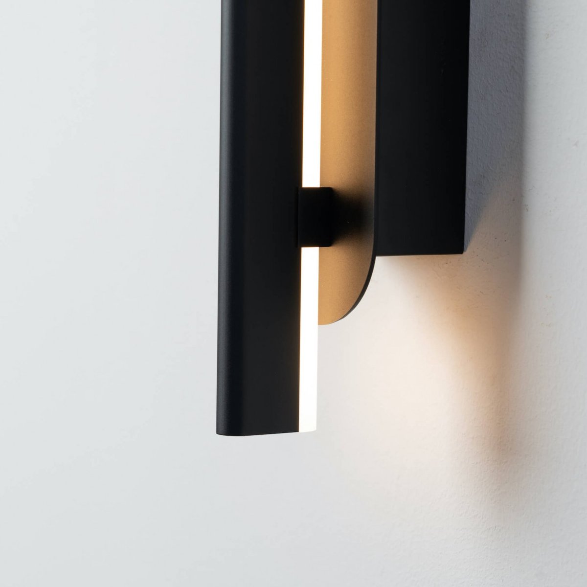 Applique murale minimaliste - TARANTO noir, KOSILUM