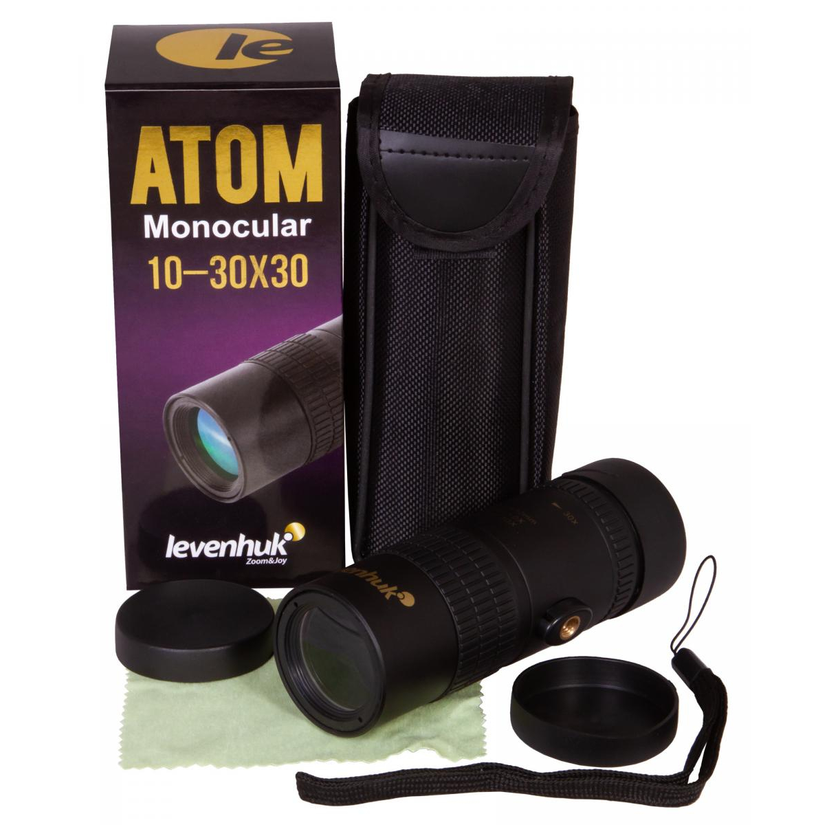 Monoculaire Atom 10?30?30 couleur unique, LEVENHUK