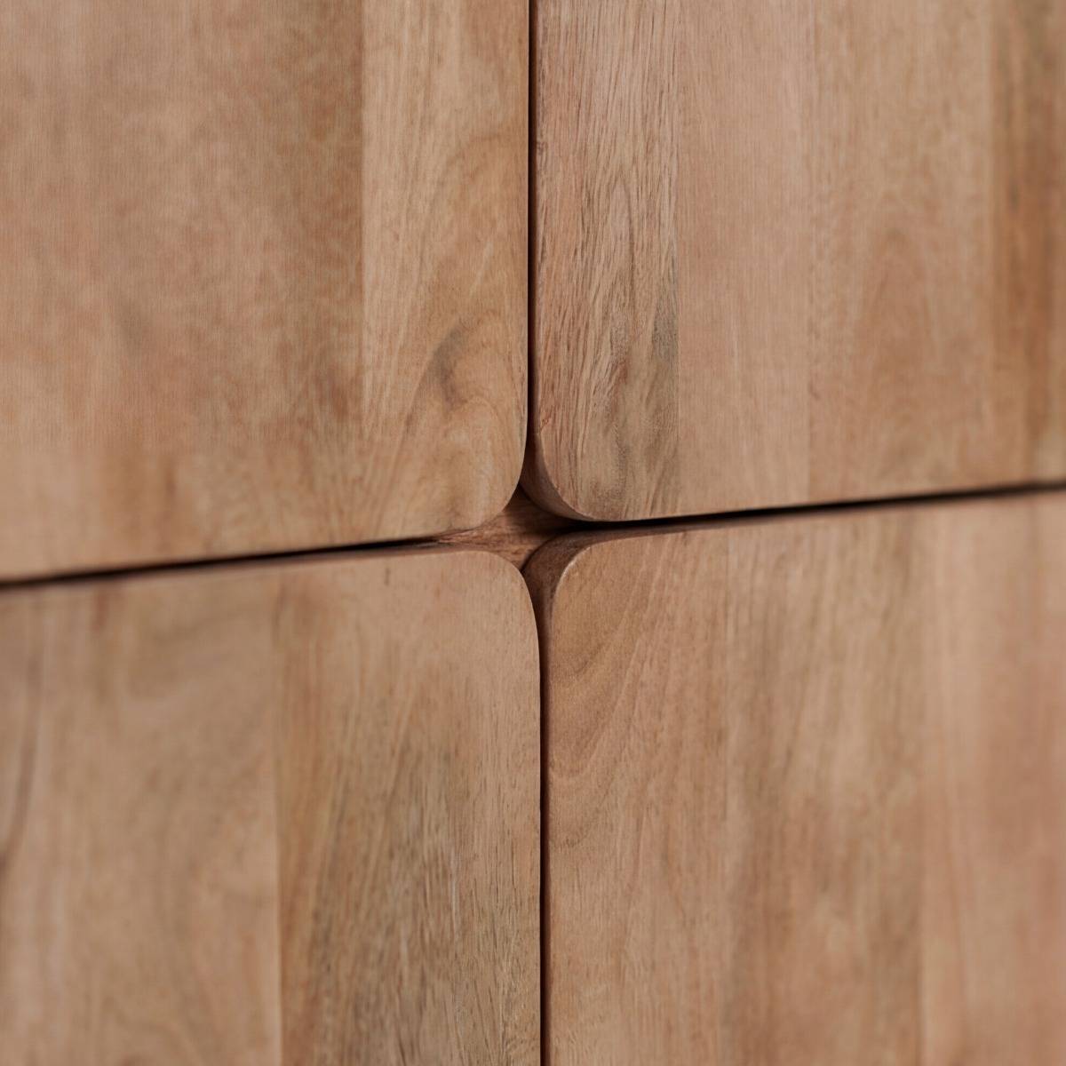 Armoire en bois de manguier LUMEYA bois clair, MADE IN MEUBLES