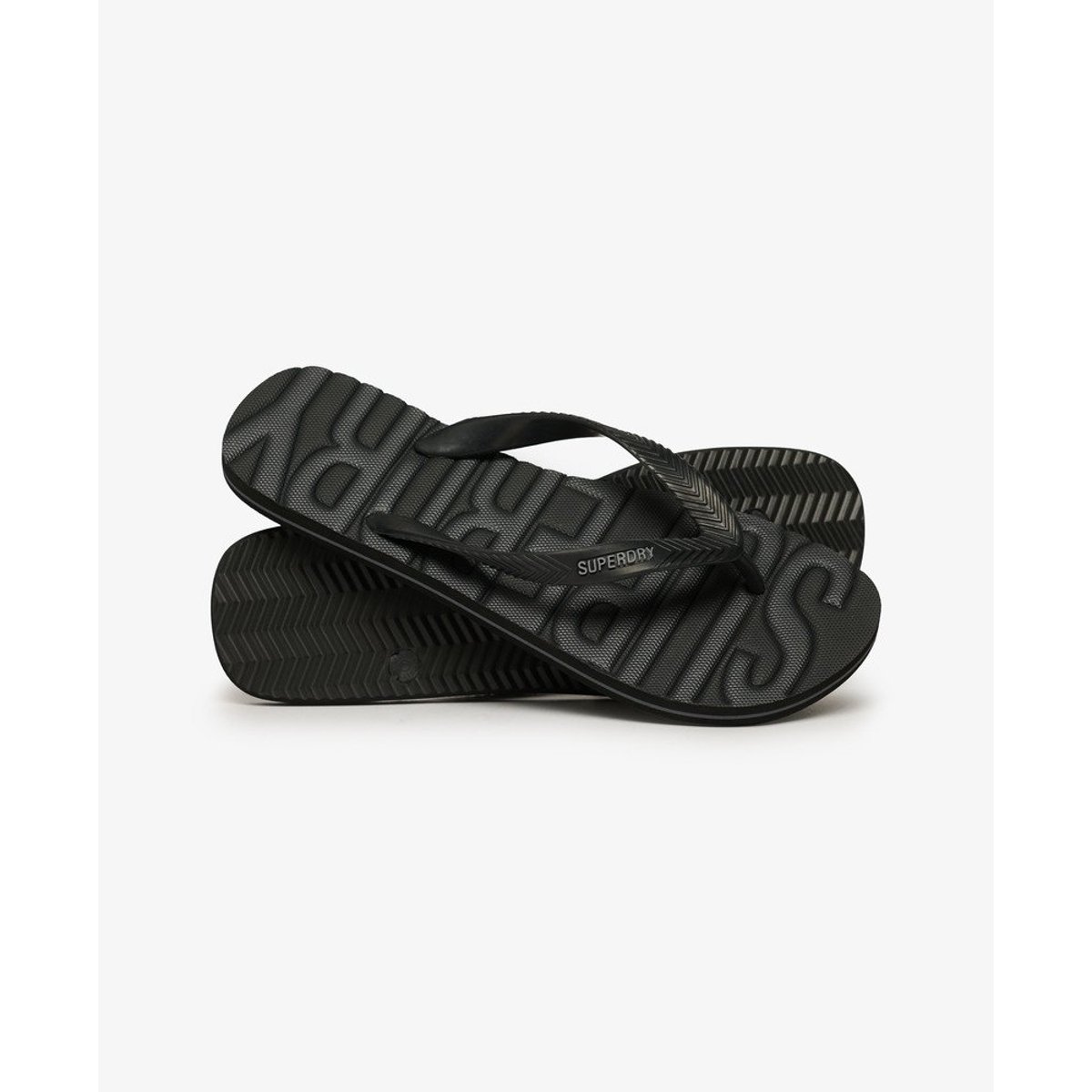 Tongs Core Logo noir, SUPERDRY