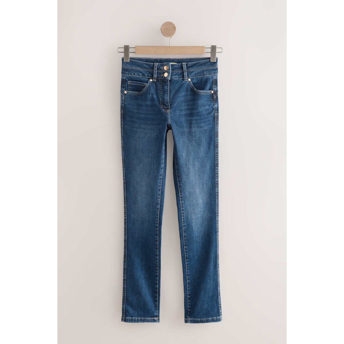 Jean slim sculptant jean bleu moyen, NEXT