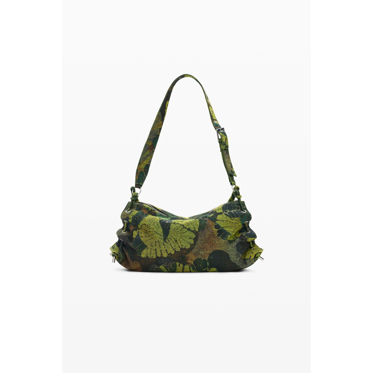 Grand sac imprimé M C Lacroix vert, DESIGUAL