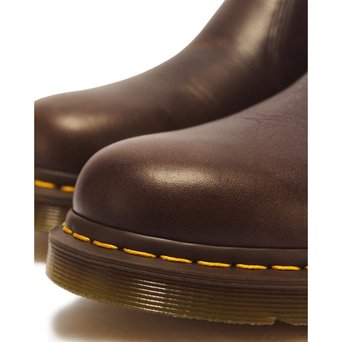 Stivaletti Chelsea 2976 in pelle Ambassador marrone scuro, DR. MARTENS
