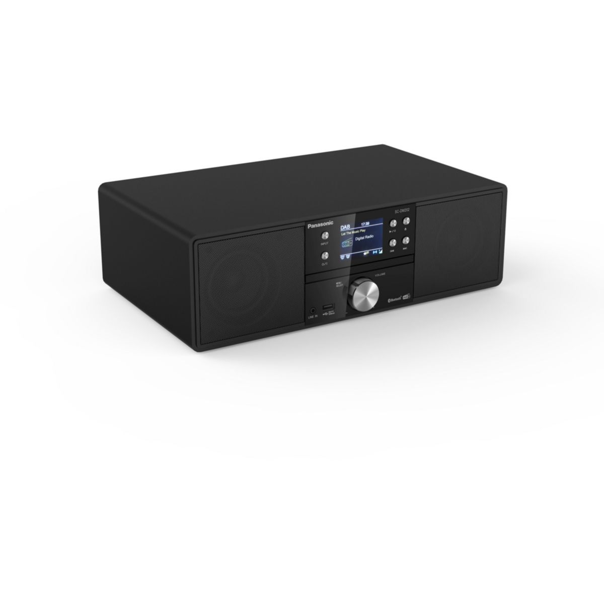 Chaîne HiFi SC-DM202EG-K couleur unique, PANASONIC