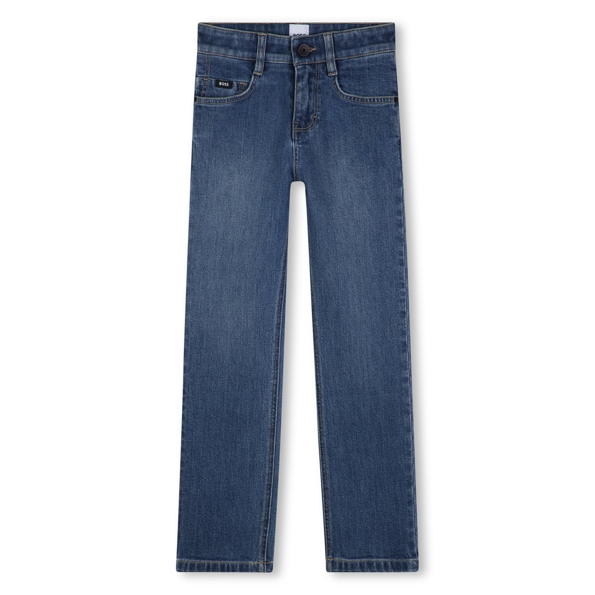 Pantalon en denim stone pulverisation, BOSS KIDSWEAR