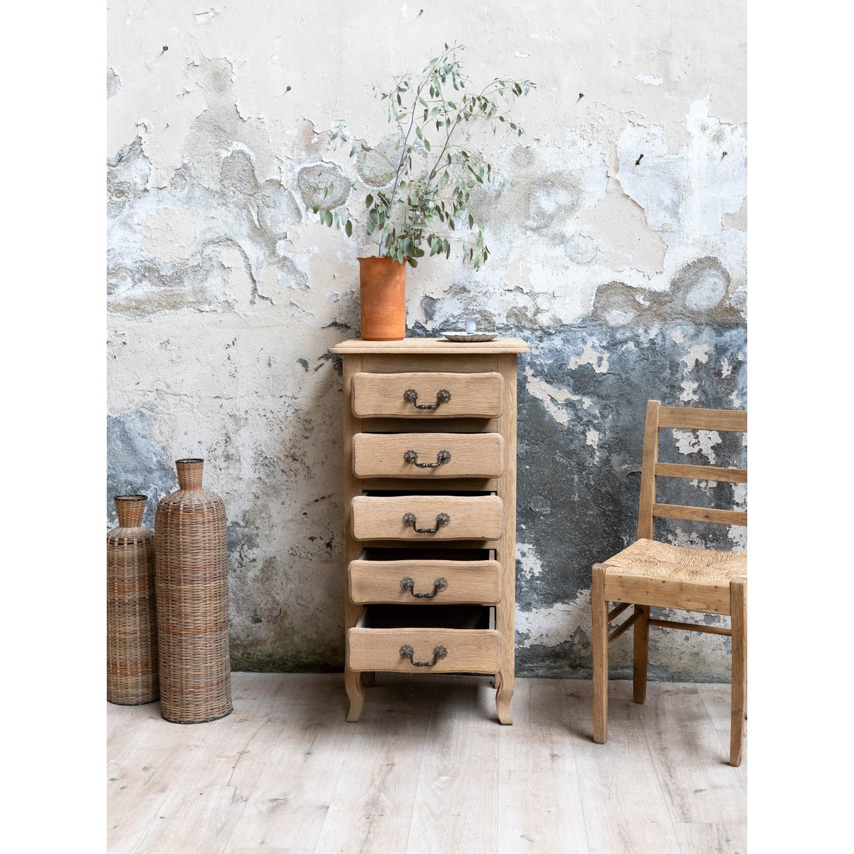 Semainier en bois clair Valery N°153 - Bon état bois clair, DEBONGOUT