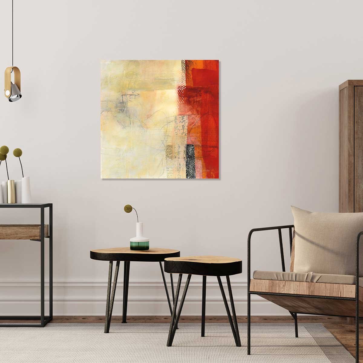 Tableau sino collage tableau alu dibond, HEXOA