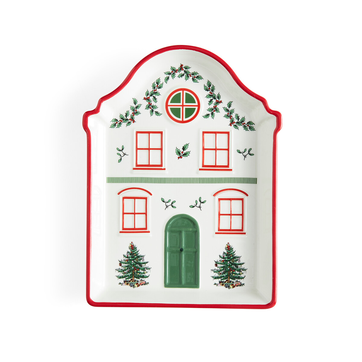 Christmas Tree Trinket Tray red, SPODE