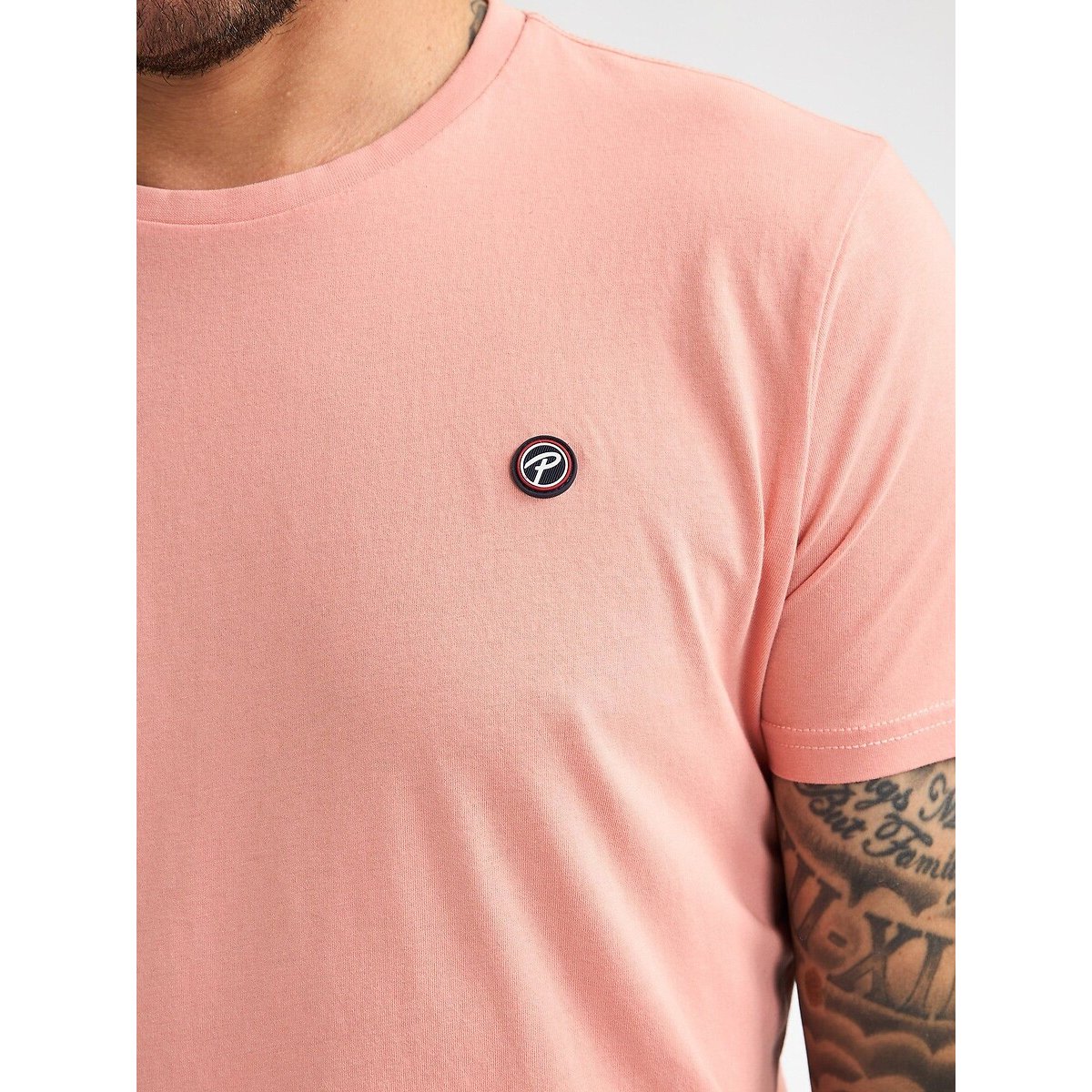 T-shirt uni corail, PETROL INDUSTRIES