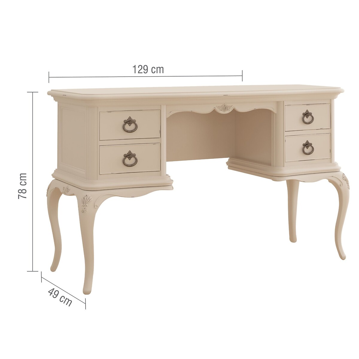 Ivory French-Vintage Dressing Table ivory, WILLIS & GAMBIER