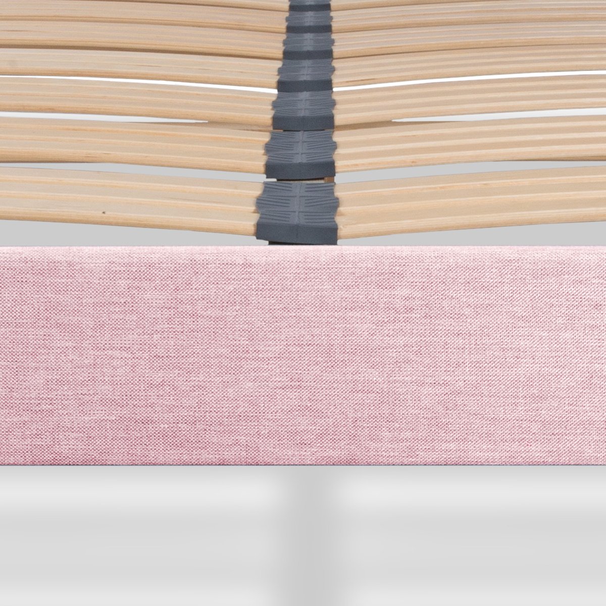 Sommier à lattes Tissu Lumière - Tri-lattes - Livré en kit rose, BELLECOUR