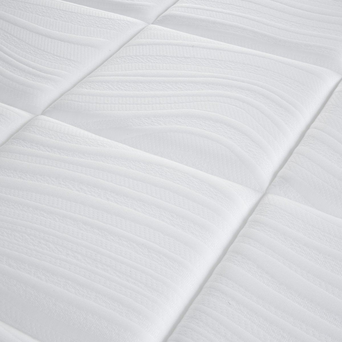 Pack Fontainebleau 90x190 cm Matelas Ressorts + Sommier Bois + Accessoires blanc, BELLECOUR