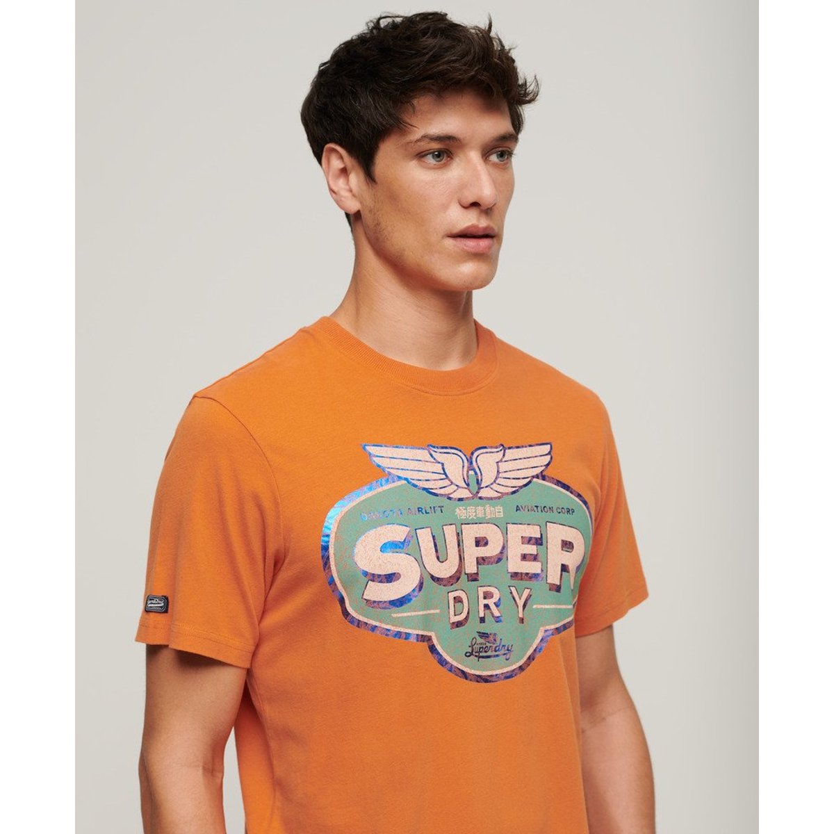 T-shirt Gasoline Workwear rouille orange denim co, SUPERDRY