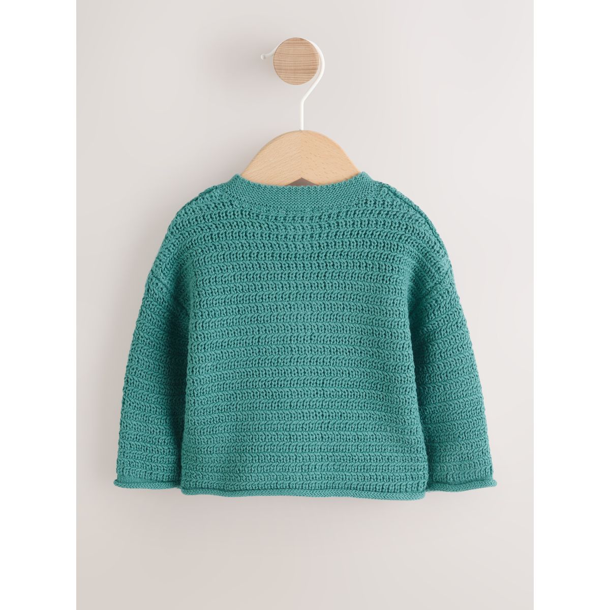 Cardigan en maille texturée bébé vert, NEXT