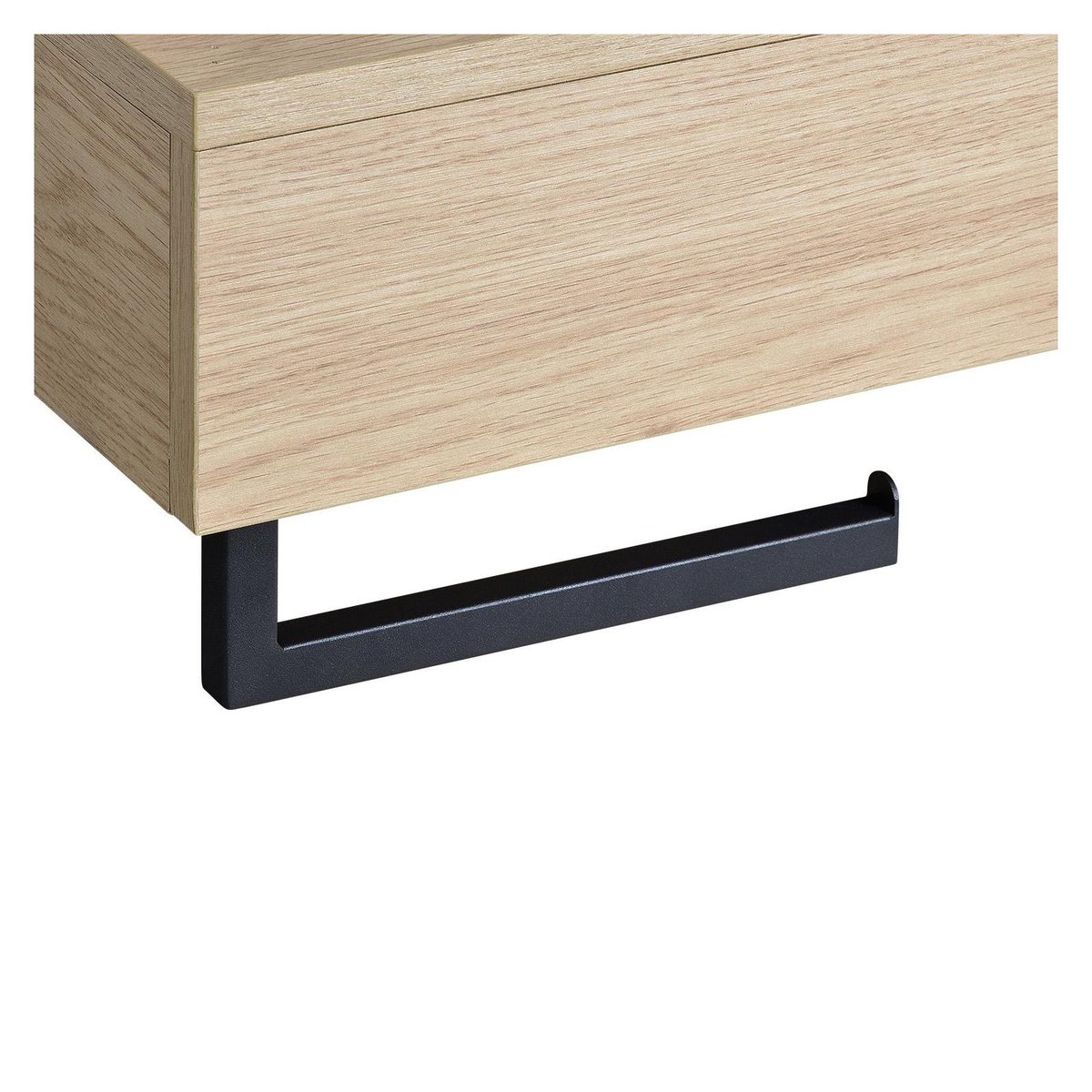 Lave-mains plan épais + vasque + miroir SOHO décor chêne, MOB IN