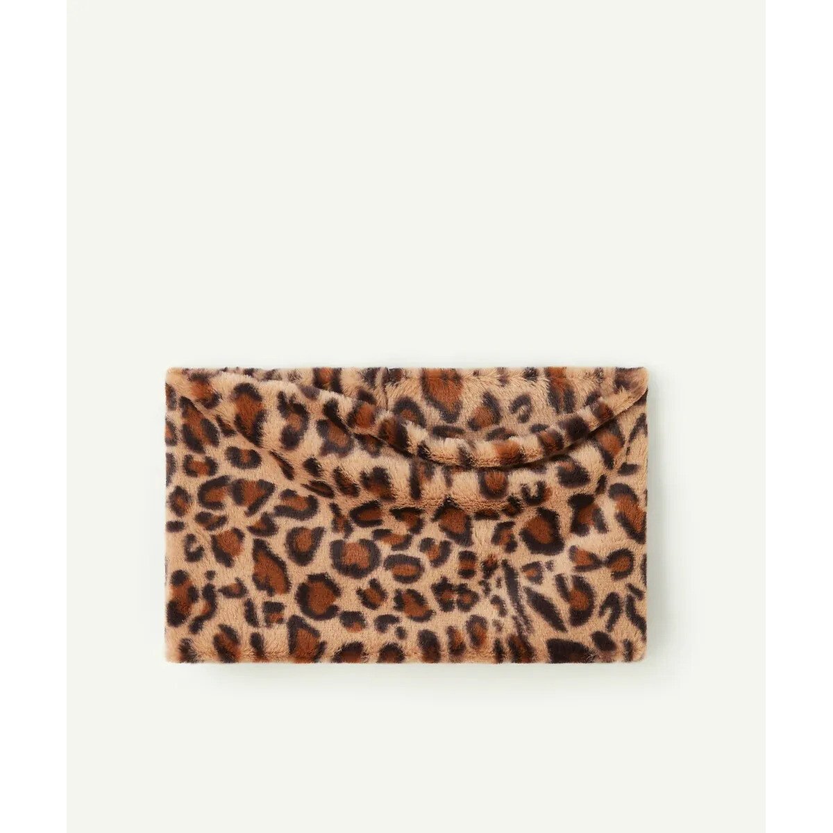 Leopard Print Fluffy Snood leopard print, TAPE A L'OEIL