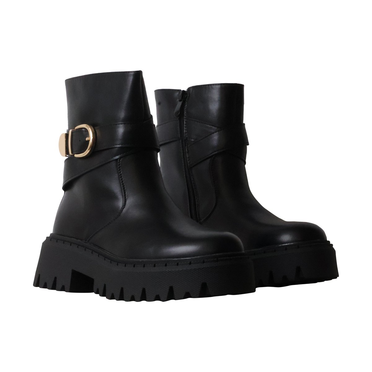 Bottines à Talon Zip noir, ENZA NUCCI