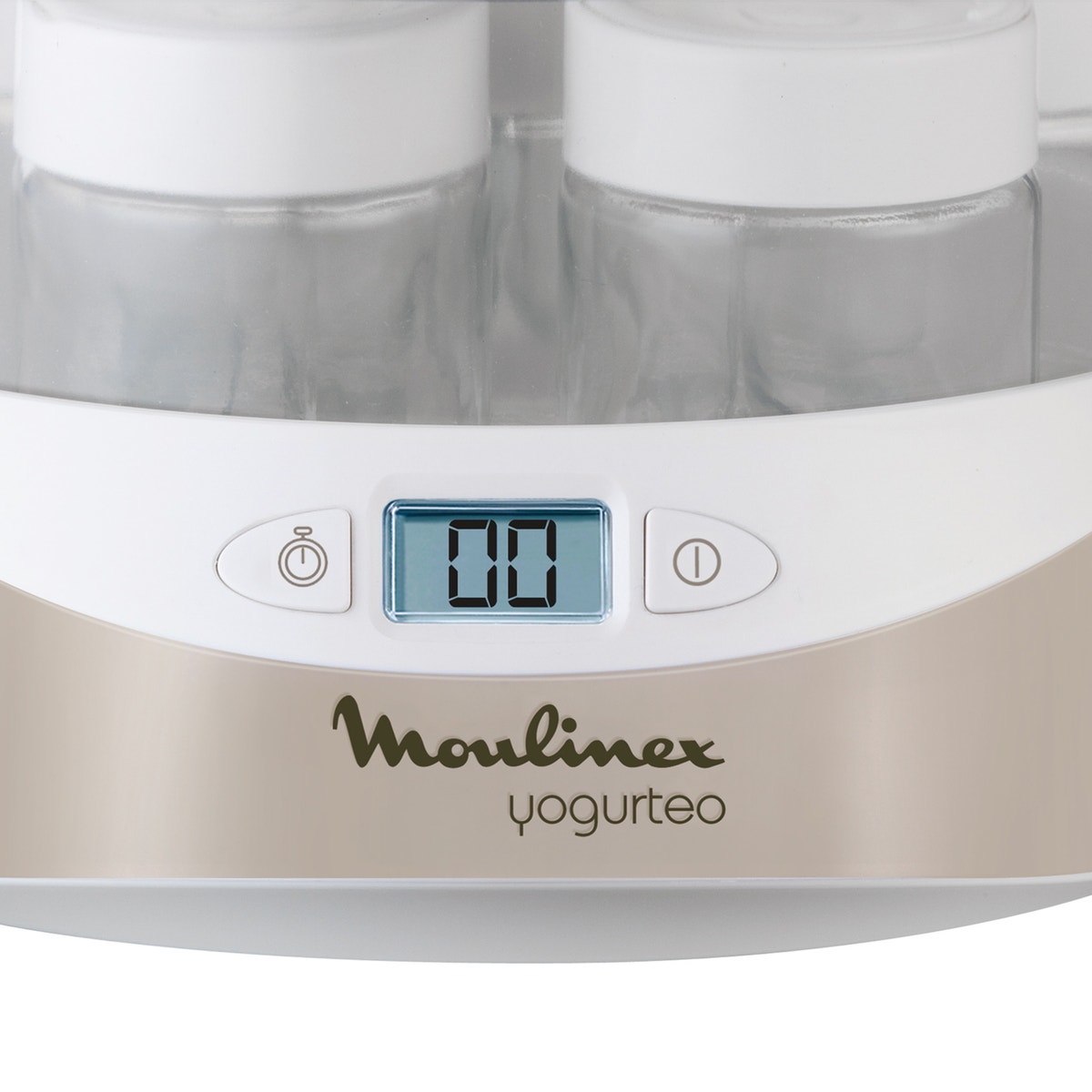 Yaourtière Yogurteo 7 pots YG231E32 silver, MOULINEX