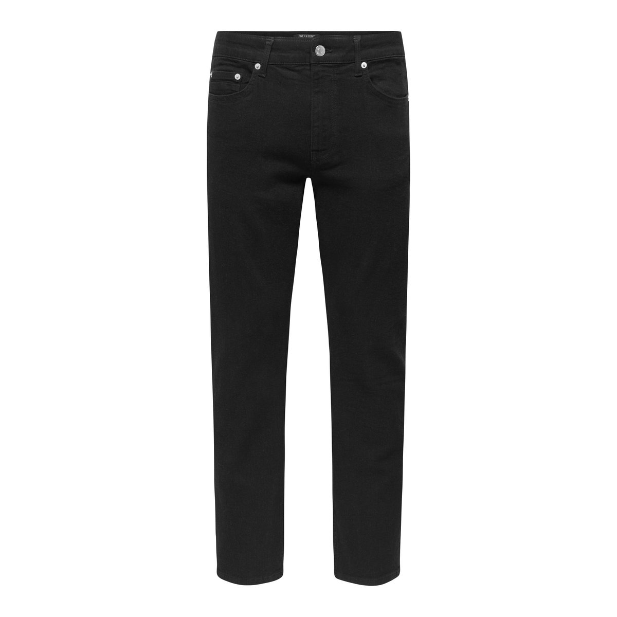 Coupe Regular black denim 1, ONLY & SONS