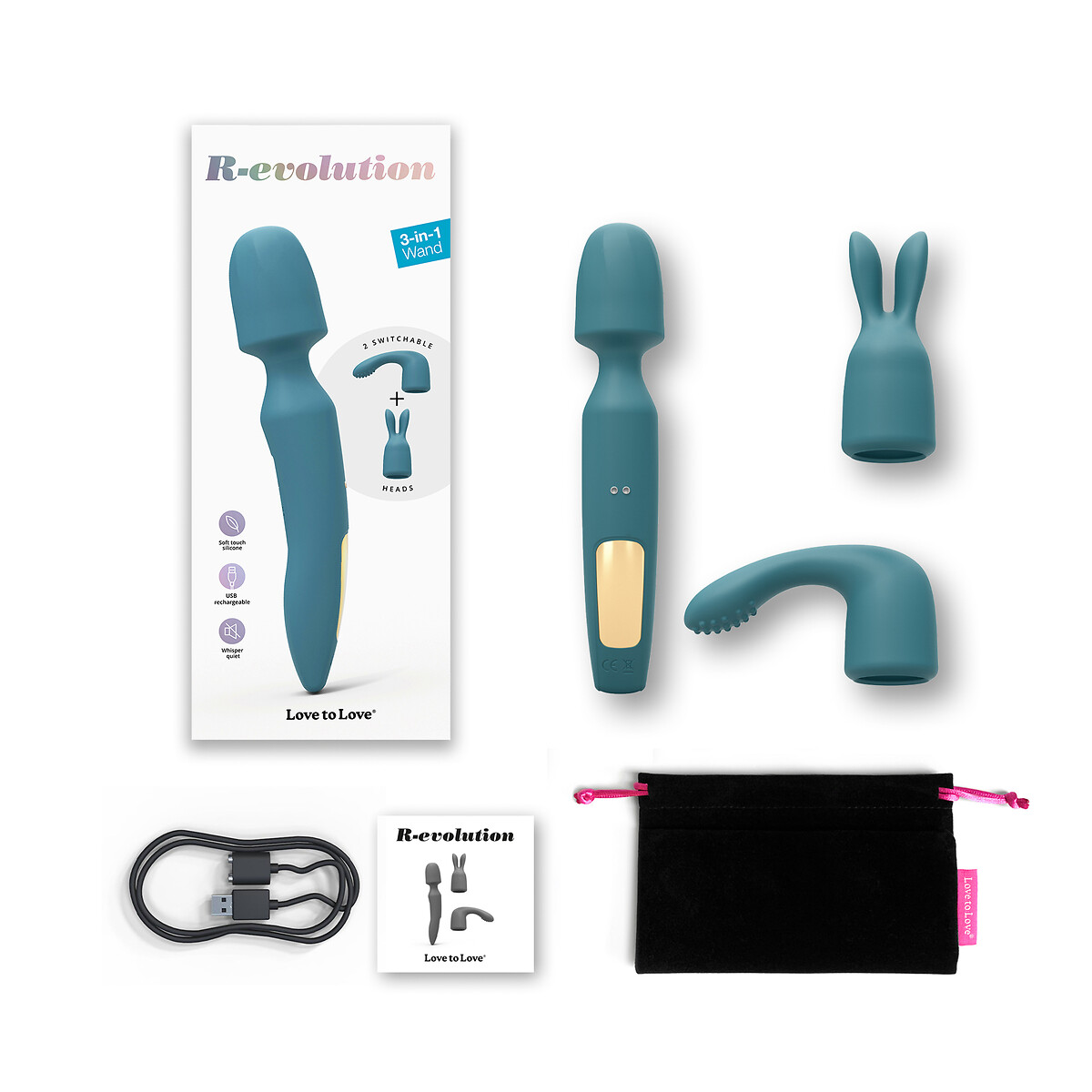 Stimulateur R-evolution bleu, LOVE TO LOVE